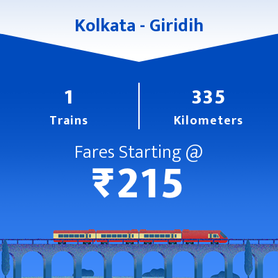 Kolkata To Giridih Trains